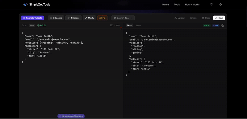Using the Tree View to search and filter data