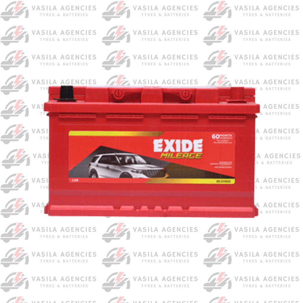 Exide Mileage 80Ah DIN Car Battery (MLDIN80)