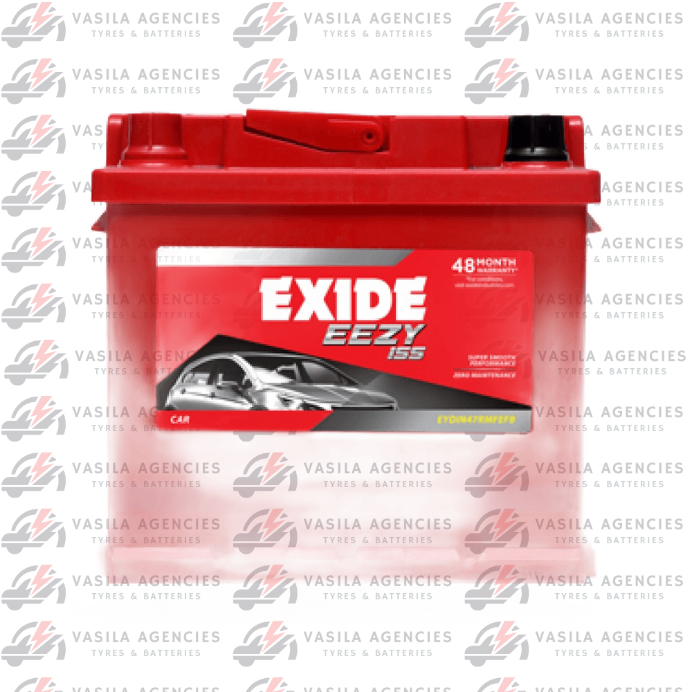 Exide Eezy ISS 47Ah DIN Car Battery (EYDIN47RMFEFB)