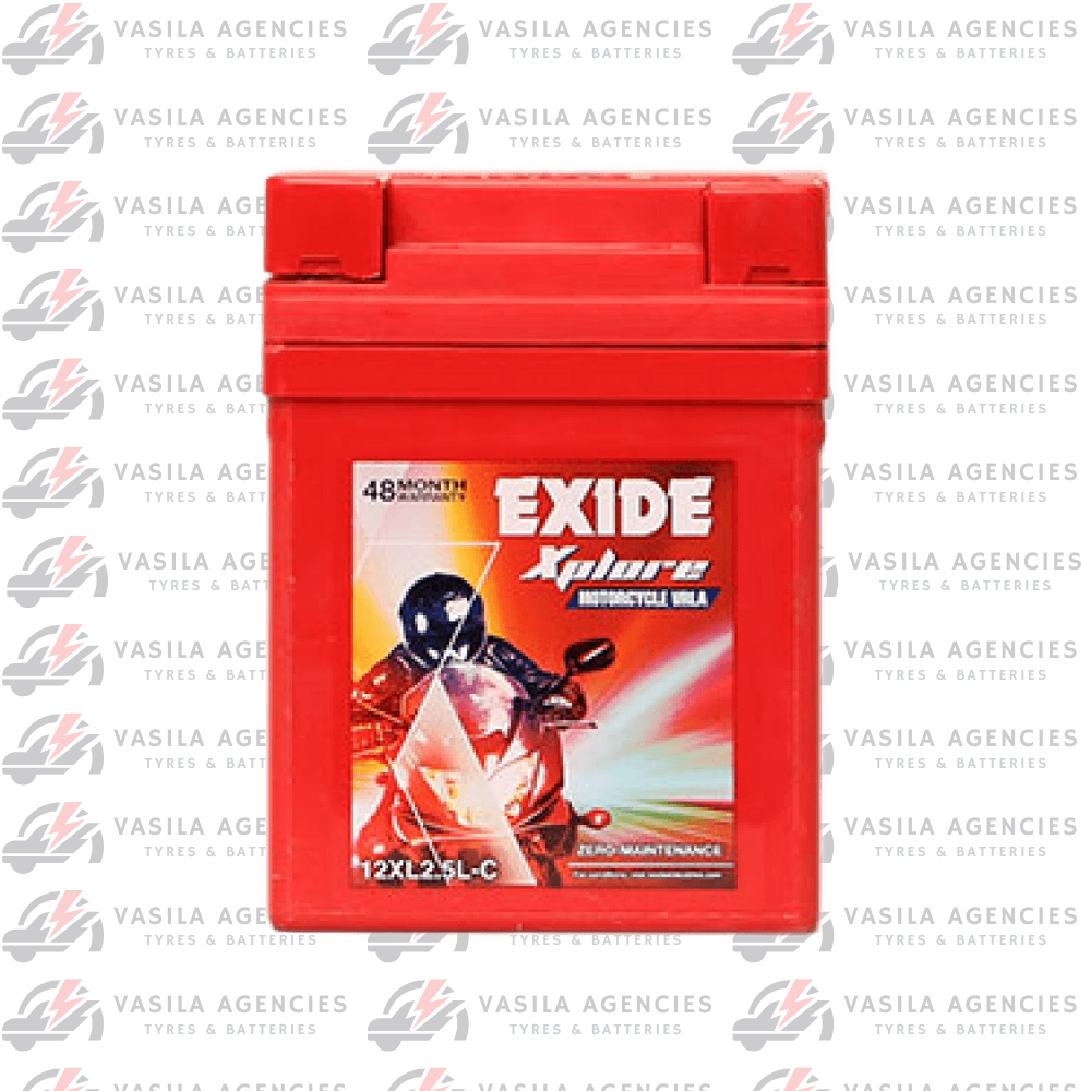 Exide Xplore 2.5Ah 2-Wheeler Battery (12XL2.5L-C)