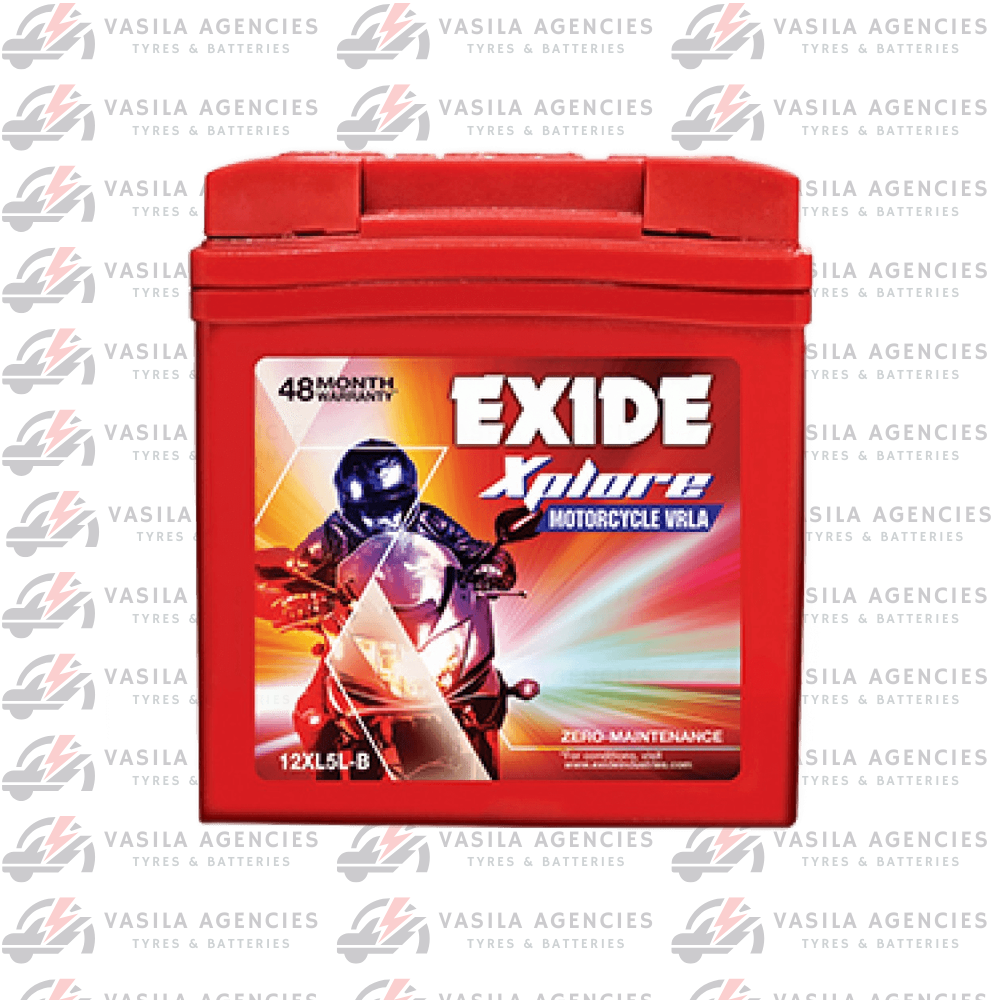 Exide Xplore 5Ah 2-Wheeler Battery (12XL5L-B)
