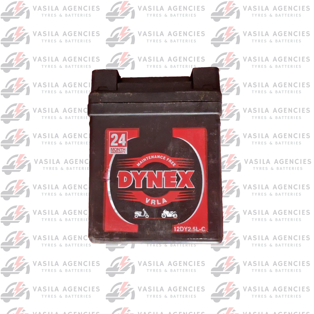 DYNEX 12DY2.5L-C - 2.5Ah 2-Wheeler Battery