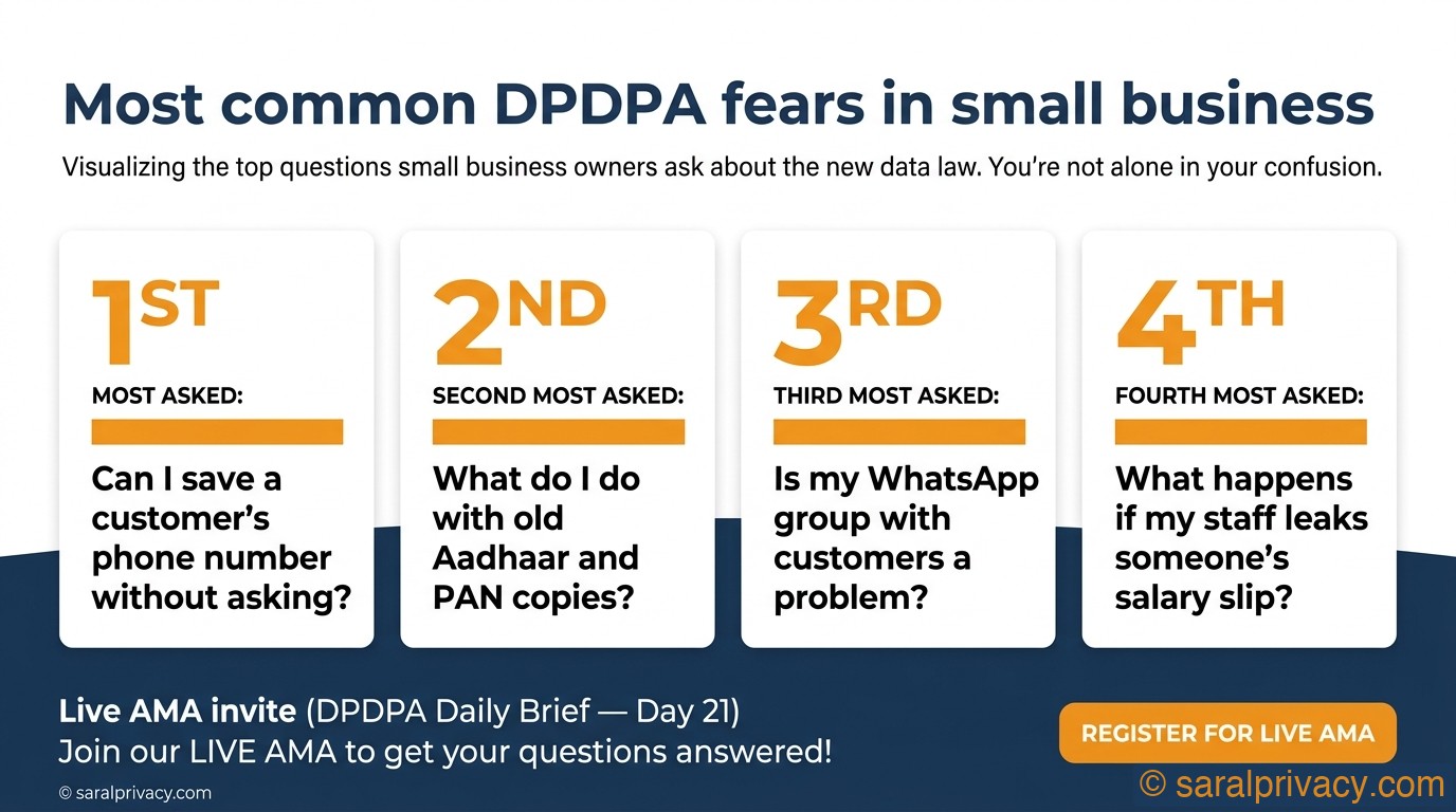 Got DPDPA questions? Ask them live — for free