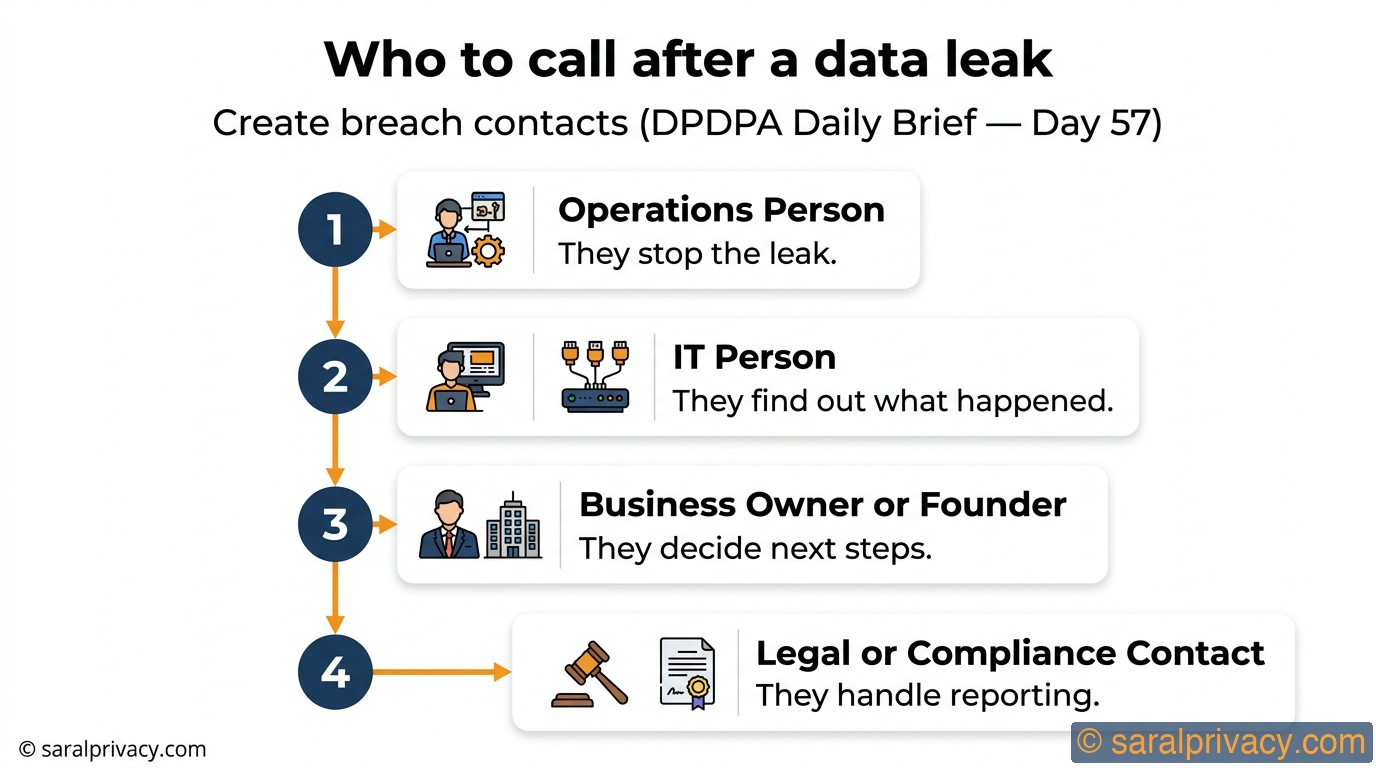Who do you call when customer data leaks?