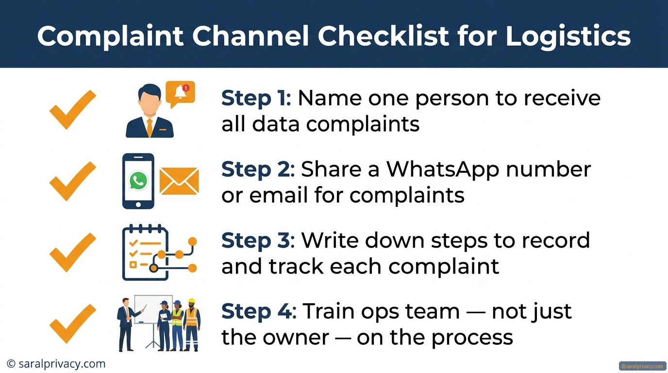 Does your delivery business have a complaint path?