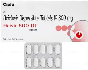 ACIVIR 800DT TAB 10S