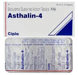 ASTHALIN 4MG TAB 45S
