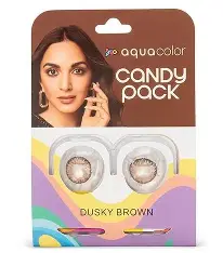 AQUALENS DUSKY BROWN N CANDY