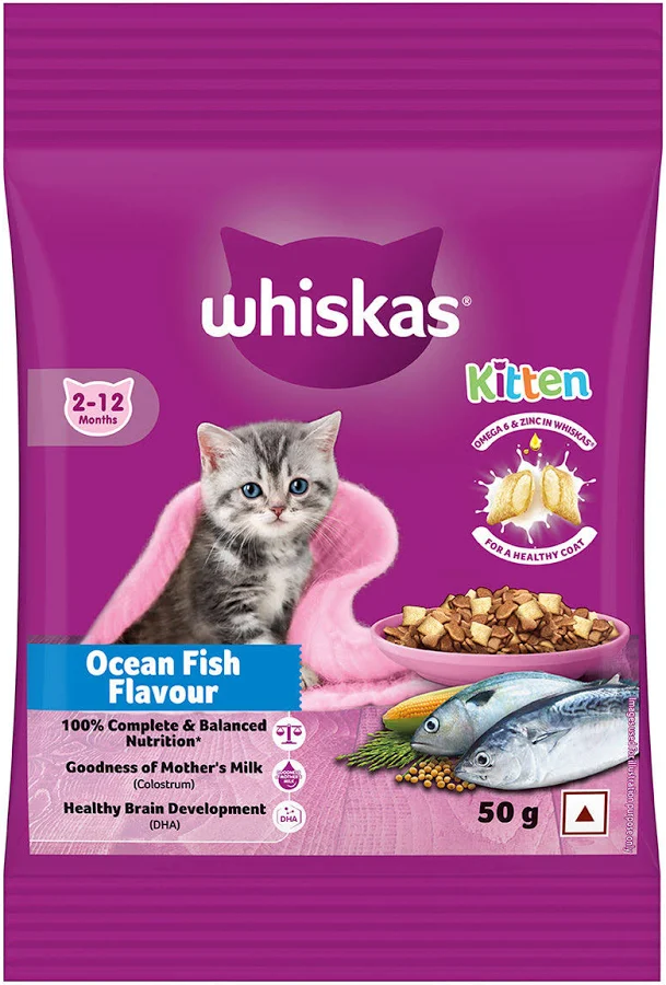 WHISKAS JNR OC FISH 50G