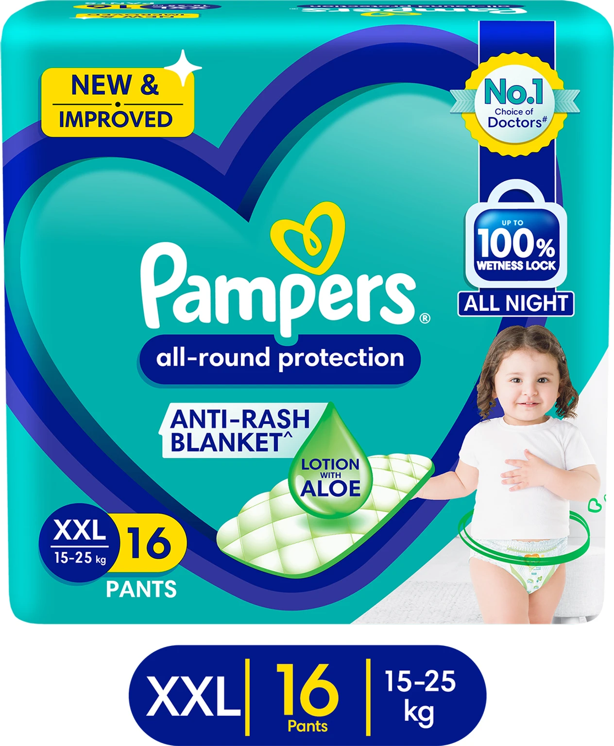 PAMPAERS BULE PANTS XXL 16S