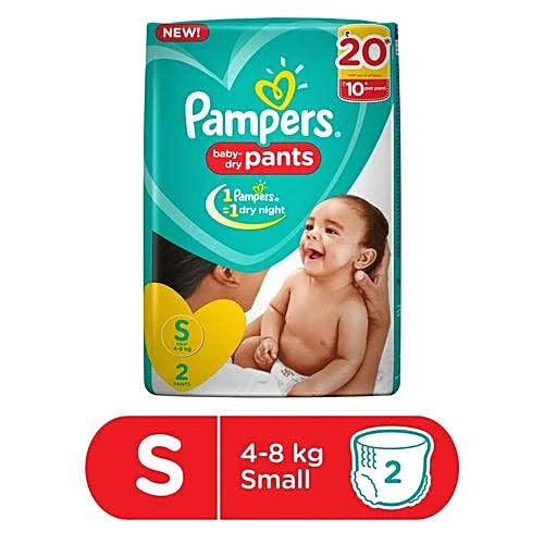 PAMPERS BLUEPANTS SM 2S
