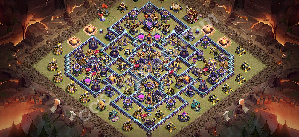 Top War Base TH15 with Link, Anti Air / Electro Dragon - Anti 3 Stars CWL Plan 2026 - Clash of Clans