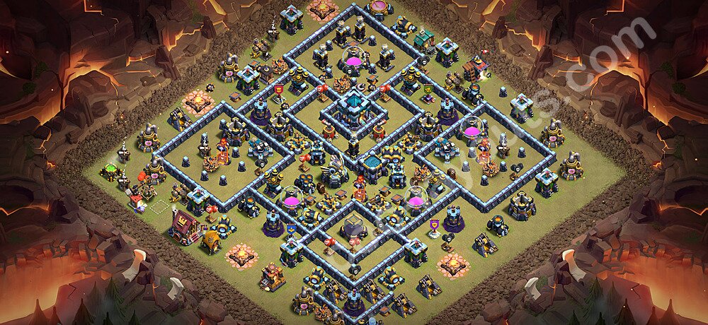 Top War Base TH13 with Link - Max Levels CWL Plan 2026 - Clash of Clans - (#299)