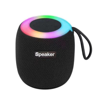 Manufacturer Wireless Bluetooth Speaker Colorful Rgb Night Light Outdoor Convenient Fabric Sm