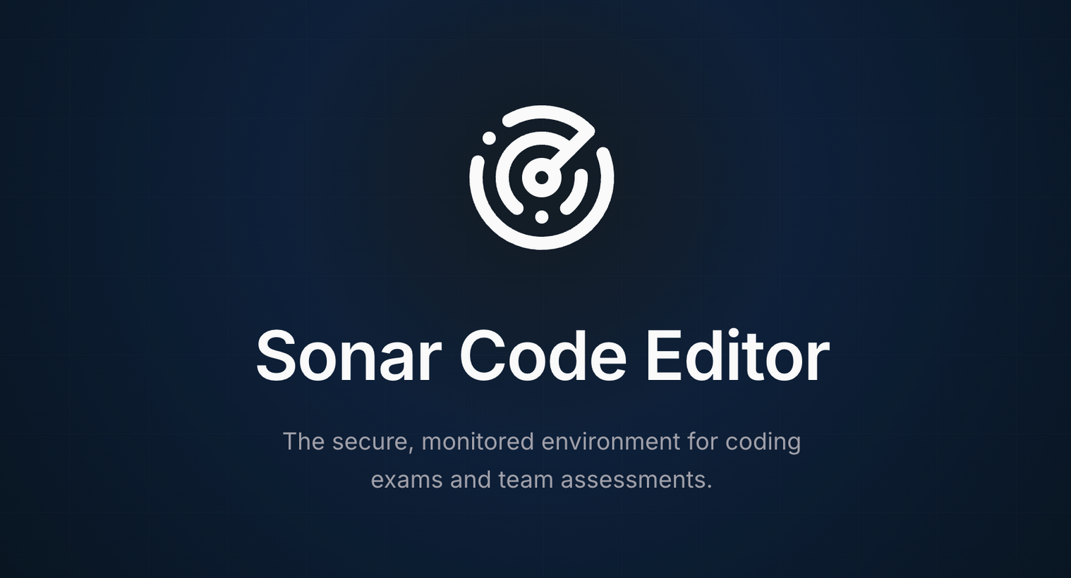 Sonar Code Editor