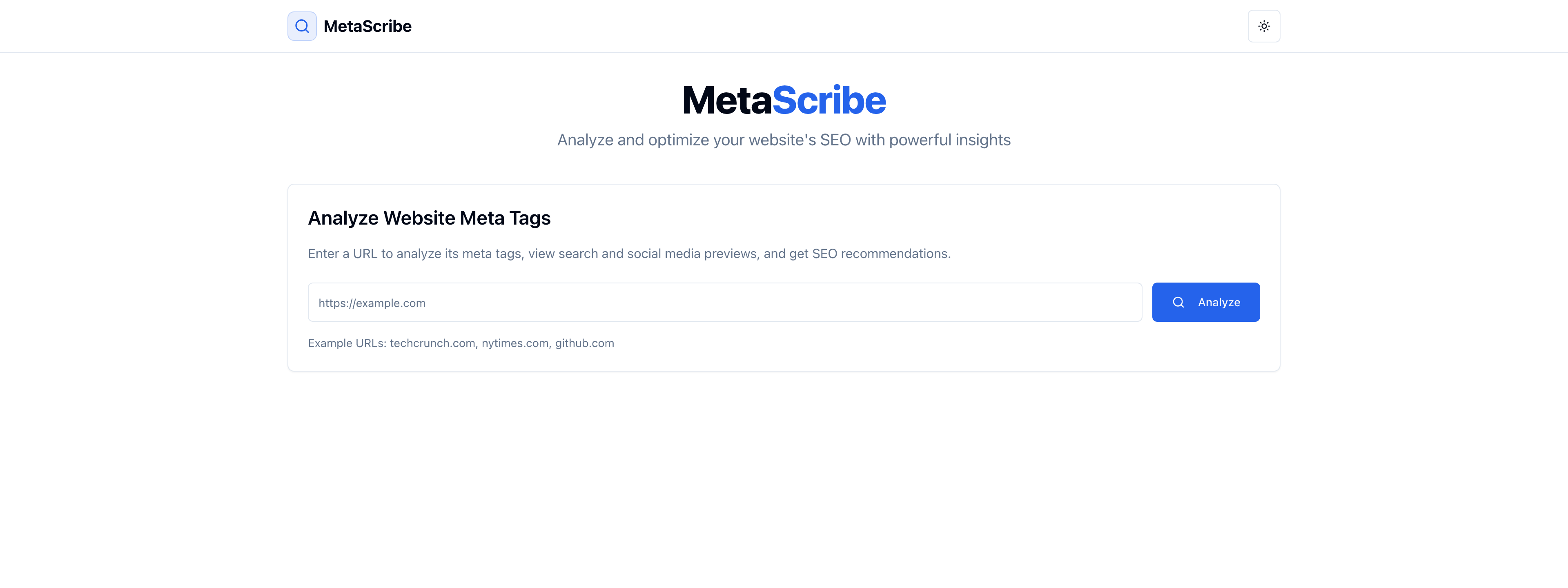 Meta Scribe