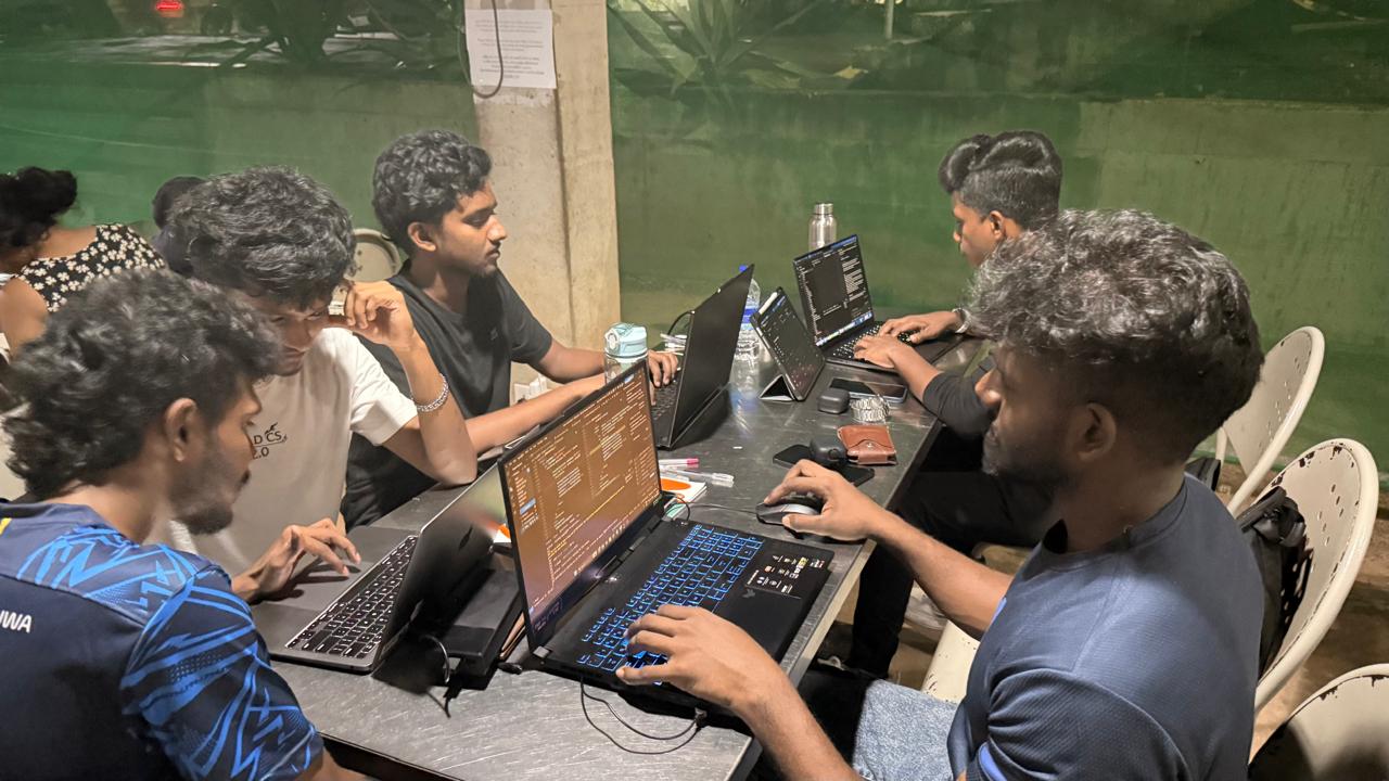 Team working together
